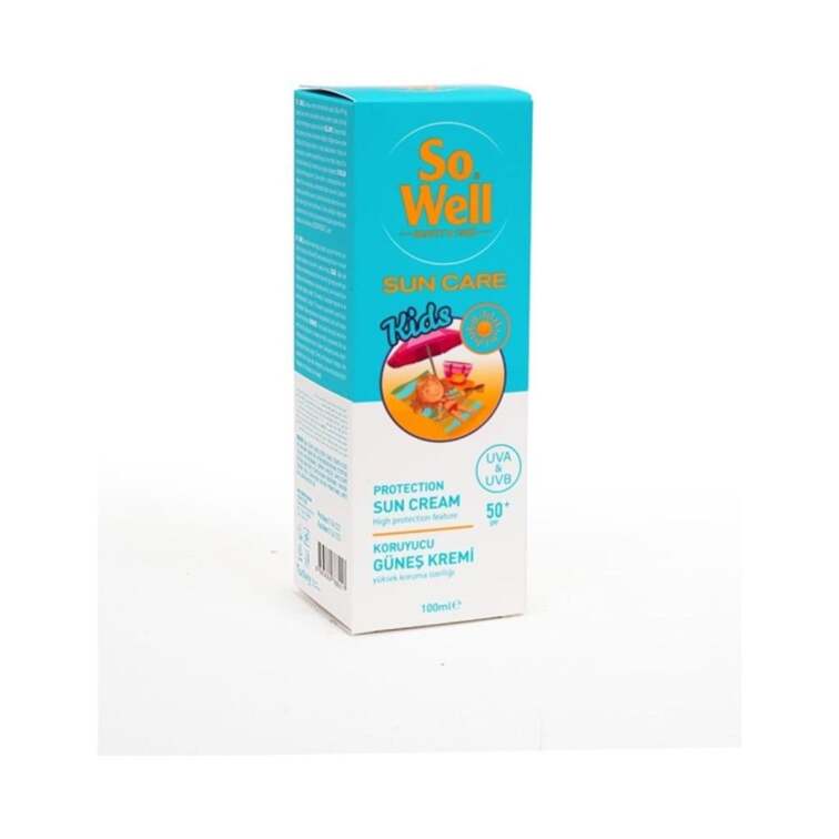 So Well Kids Koruyucu Güneş Kremi SPF 50+ 100 ml - 1