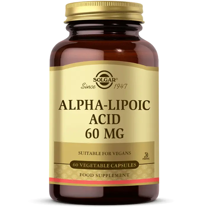Solgar Alpha Lipoic Acid 60 mg 60 Kapsül - Solgar