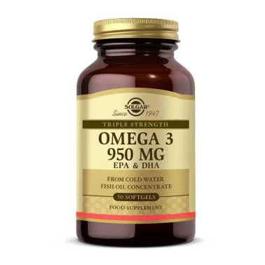 Solgar Omega 3 950 mg 50 Yumuşak Jelatinli Kapsül - Solgar