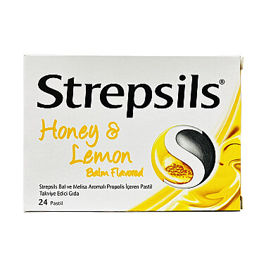Strepsils Bal ve Limon Aromalı 24'lü Pastil - Strepsils