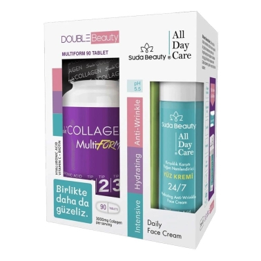 Suda Collagen Double Beauty Multiform 90 Tablet - Suda Collagen
