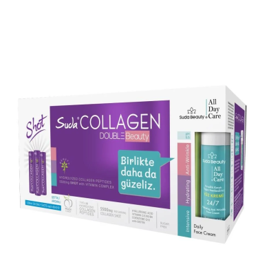 Suda Collagen Double Beauty Peach Flavour 30x40ml - Suda Collagen