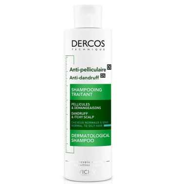Vichy Dercos Anti Dandruff Kepek Karşıtı Şampuan 200 ml - Normal ve Yağlı Saçlar - Vichy