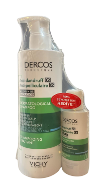 Vichy Dercos Anti Pel Gras 390 ml + Seyahat Boy 75 ml - Vichy