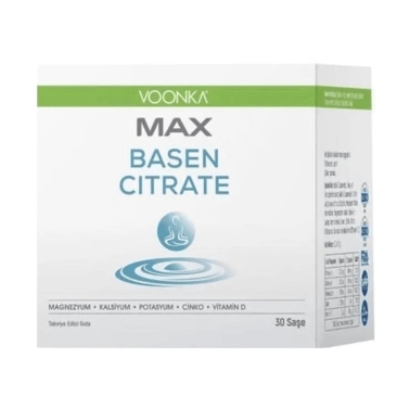 Voonka Max Basen Citrate 30 Saşe - Voonka