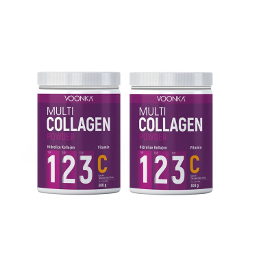 Voonka Multi Collagen Powder 300 gr 1 ALANA 1 BEDAVA - Voonka