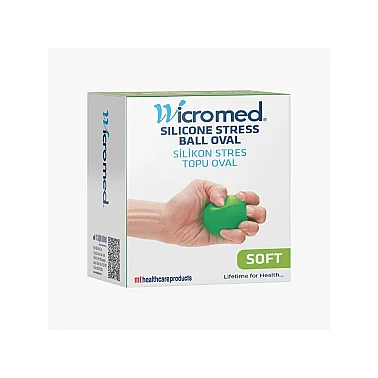 Wicromed Stres Topu Silikon Oval Yeşil - Wicromed