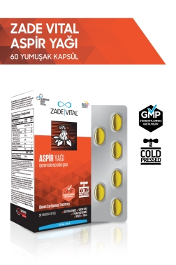 Zade Vital Aspir Yağı 600mg 60 Kapsül - Zade Vital